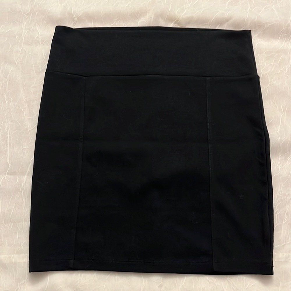 Decree black stretch pencil skirt size lg